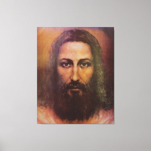 Shroud of Turin Jesus Christus face, Heilig Gezich Canvas Afdruk (Voorkant)