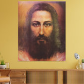 Shroud of Turin Jesus Christus face, Heilig Gezich Canvas Afdruk (Insitu (Woonkamer))