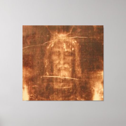 Shroud of Turin Jesus Christus face, Heilig Gezich Canvas Afdruk (Voorkant)