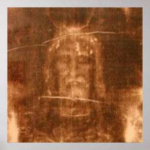 Shroud of Turin Jesus Christus face, Heilig Gezich Poster