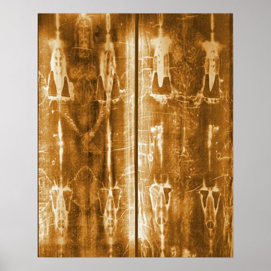 Shroud of Turin Jesus Christus Poster (Voorkant)