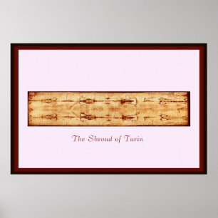 Shroud of Turin Jesus Heilige Gezicht Volledig Pos Poster