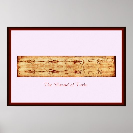 Shroud of Turin Jesus Heilige Gezicht Volledig Pos Poster (Voorkant)