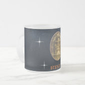 Shroud of Turin Matglas Koffiemok (Voorkant links)