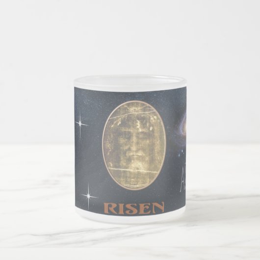 Shroud of Turin Matglas Koffiemok (Center)