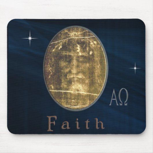 Shroud of Turin mousepad Muismat (Voorkant)