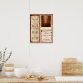 Shroud of Turin Pio Jesus Heilige Face & Mandylion Poster (Keuken)