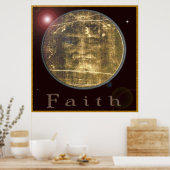 Shroud of Turin poster (Keuken)
