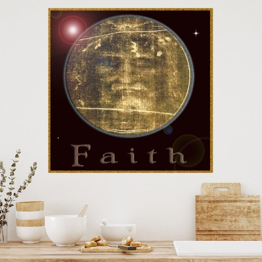 Shroud of Turin poster (Keuken)
