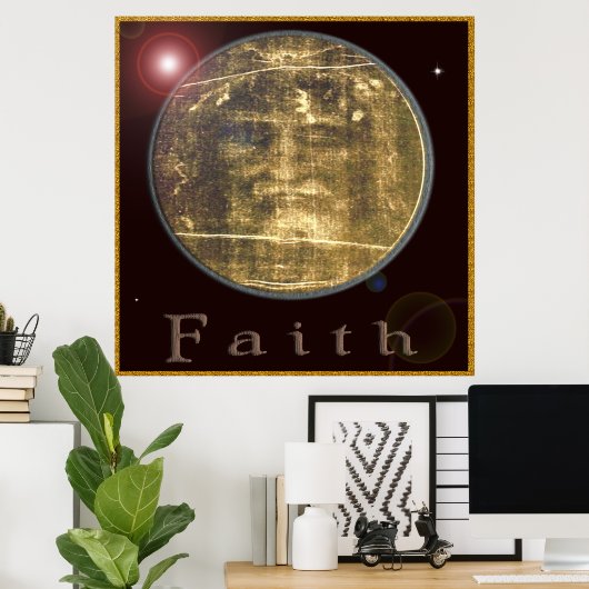 Shroud of Turin poster (Thuiskantoor)