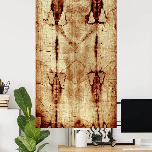Shroud of Turin Poster (Thuiskantoor)