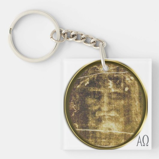 Shroud of Turin Sleutelhanger (Voorkant)