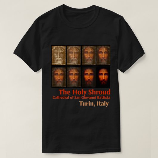 Shroud of Turin The Heilige Gezicht of Jesus Test  T-shirt (Design voorkant)