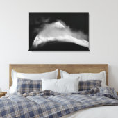 Shrouded Baird Peak Canvas Afdruk (Insitu (Slaapkamer))