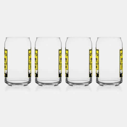 Shrove dinsdag pannenkoekdag blikvorm glas (Rechts)