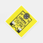 Shrove dinsdag pannenkoekdag servet (Hoek)