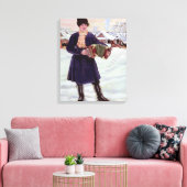 Shrove-tide, 1916 canvas afdruk (Insitu (Woonkamer))