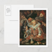 Shrovetide Revelers (The Merry Company) c.1615 (o Feestdagenkaart (Voorkant / Achterkant)