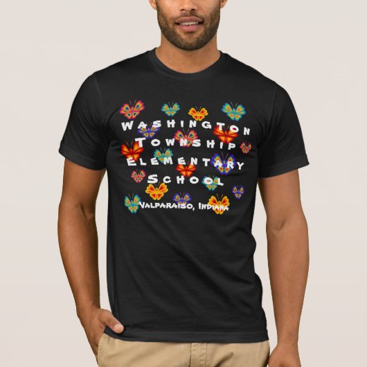 SHRT.WTES.BTTRFL.0011 T-SHIRT (Voorkant)