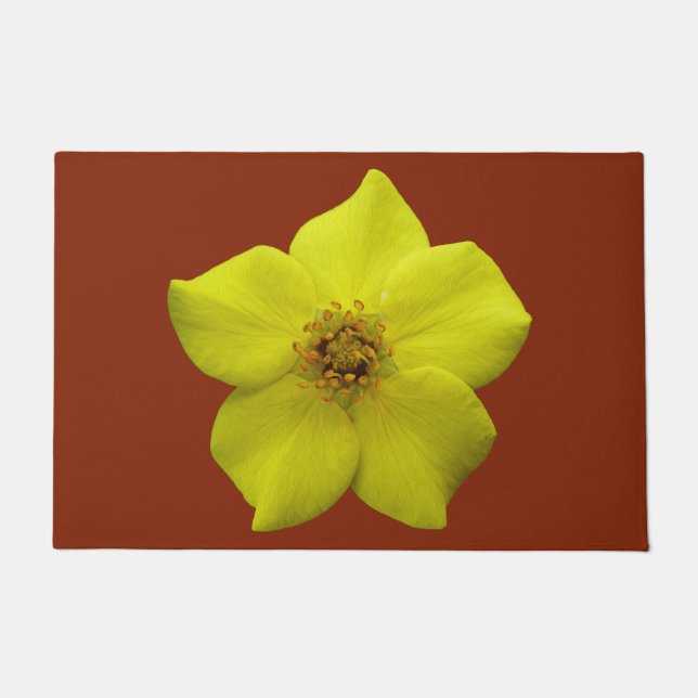 Shrubby Cinquefoil #1 Deurmat (Voorkant)