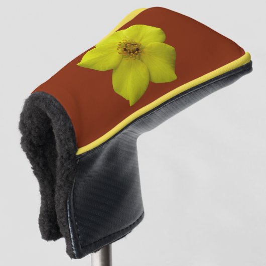 Shrubby Cinquefoil #1 Golfheadcover (3/4 voorkant)