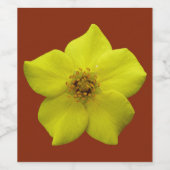 Shrubby Cinquefoil #1 Wijn Etiket (Enkel label)