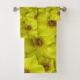 Shrubby Cinquefoil naadloos patroon Bad Handdoek