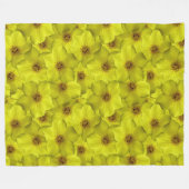 Shrubby Cinquefoil naadloos patroon Fleece Deken (Voorkant (Horizontaal))