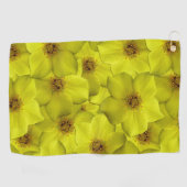 Shrubby Cinquefoil naadloos patroon Golfhanddoek (Horizontaal)