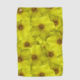 Shrubby Cinquefoil naadloos patroon Golfhanddoek