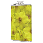 Shrubby Cinquefoil naadloos patroon Heupfles (Links)