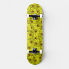 Shrubby Cinquefoil naadloos patroon Persoonlijk Skateboard