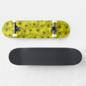 Shrubby Cinquefoil naadloos patroon Persoonlijk Skateboard (Horizontaal)