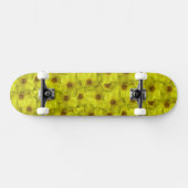 Shrubby Cinquefoil naadloos patroon Persoonlijk Skateboard (Horizontaal)