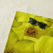 Shrubby Cinquefoil naadloos patroon Strandlaken (In situ)