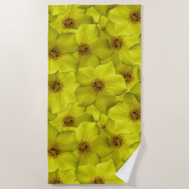 Shrubby Cinquefoil naadloos patroon Strandlaken