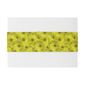 Shrubby Cinquefoil naadloos patroon Uitnodigingen Wikkel (Achterkant Voorbeeld)