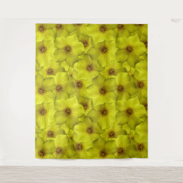 Shrubby Cinquefoil naadloos patroon Wandkleed