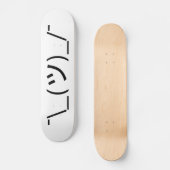Shrug Emoticon Pennine_(ツ)_/ Japanse Kaomoji Skateboard (Voorkant)
