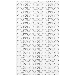 Shrug Emoticon Pennine_(ツ)_/ Japanse Kaomoji Tafelkleed