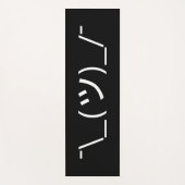 Shrug Emoticon Pennine_(ツ)_/ Japanse Kaomoji Yogamat (Voorkant)