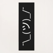 Shrug Emoticon Pennine_(ツ)_/ Japanse Kaomoji Yogamat (Achterkant)