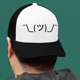 Shrug Emoticon Trucker Pet