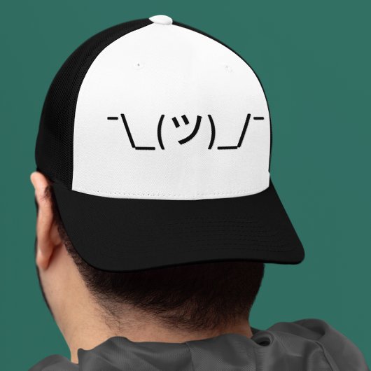 Shrug Emoticon Trucker Pet