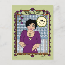 Shrug It Off_A_ Briefkaart