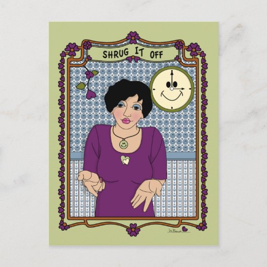 Shrug It Off_A_ Briefkaart (Voorkant)
