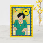 Shrug It Off_B_Greeting Kaart (Gele Bloem)