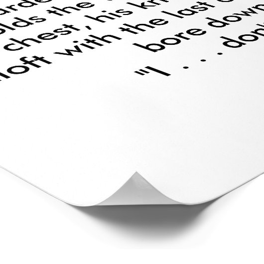 SHRUG-Poster geïnspireerd door de Novel Atlas Shru Poster (Hoek)