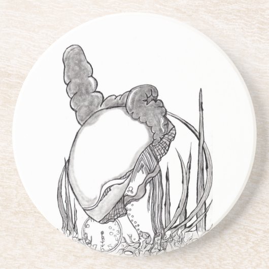 Shrunk Zandsteen Onderzetter (Voorkant)