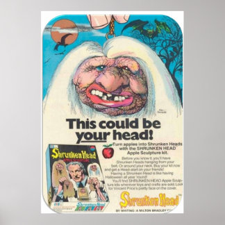 SHRUNKEN APPLE HEAD KIT POSTER